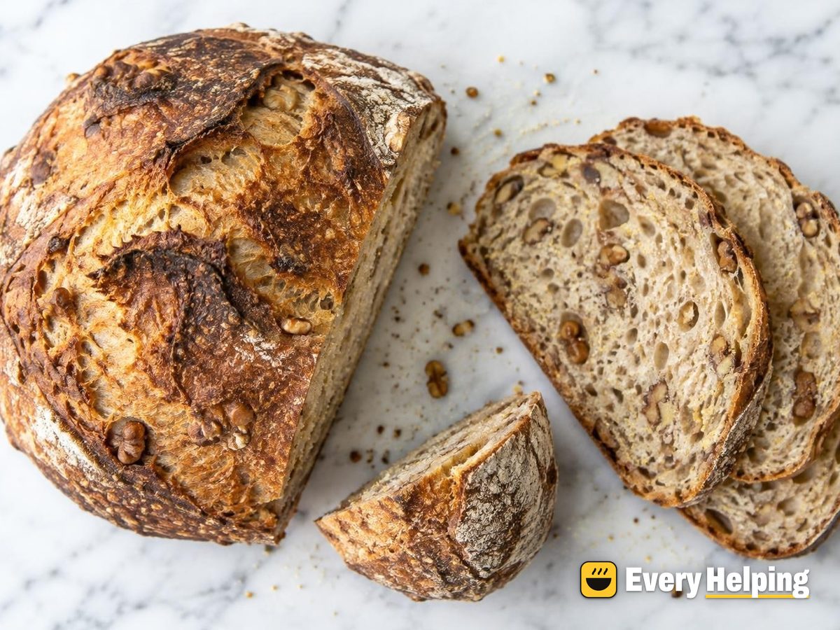 Toasted Walnut Country Sourdough Boule