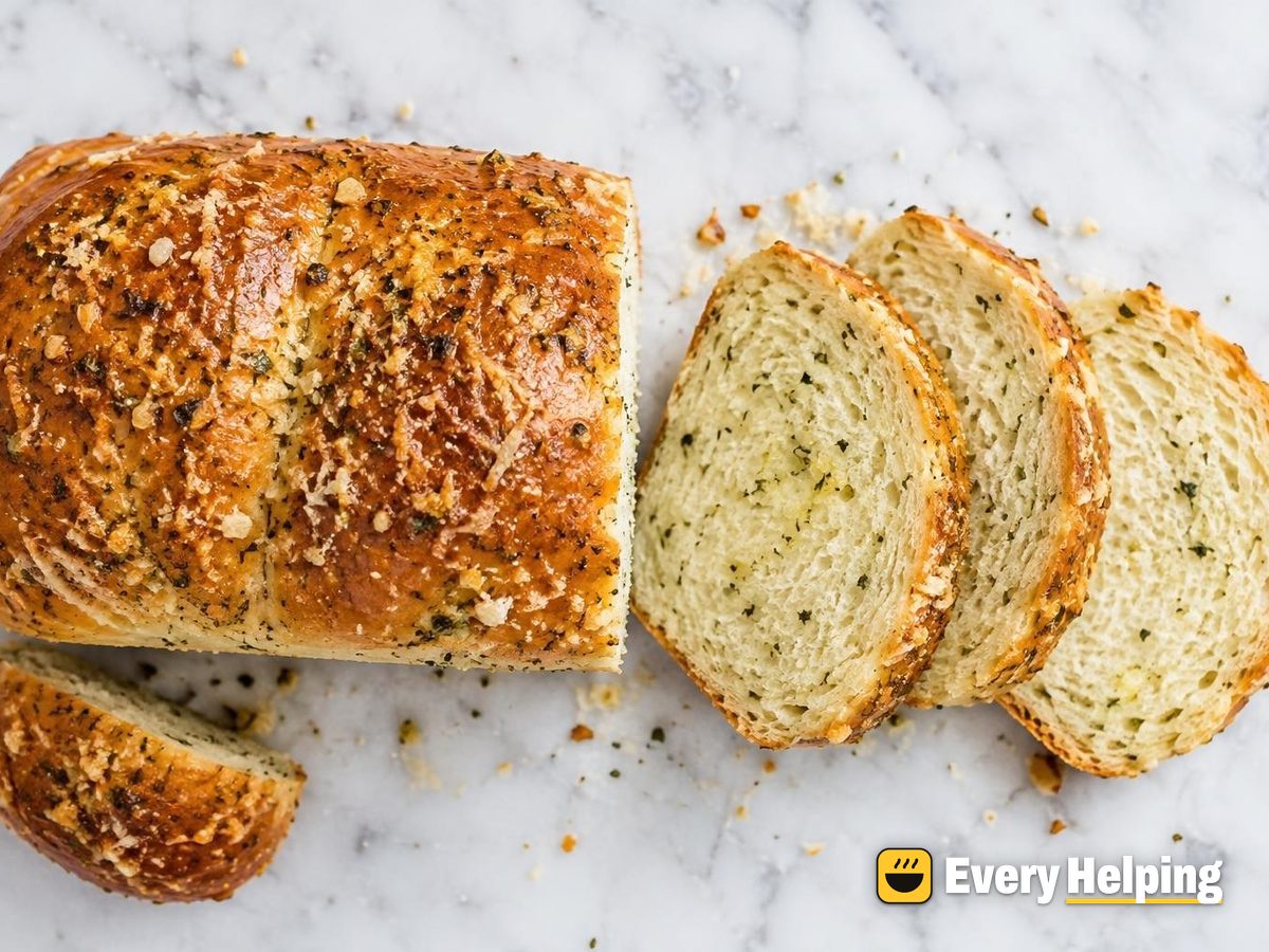 Garlic Parmesan Herb Milk Bread Loaf
