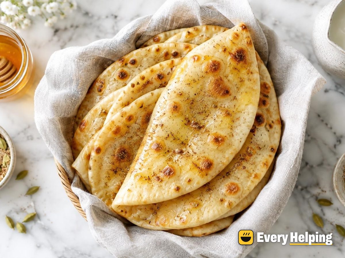 Cardamom Honey Milk Skillet Flatbreads