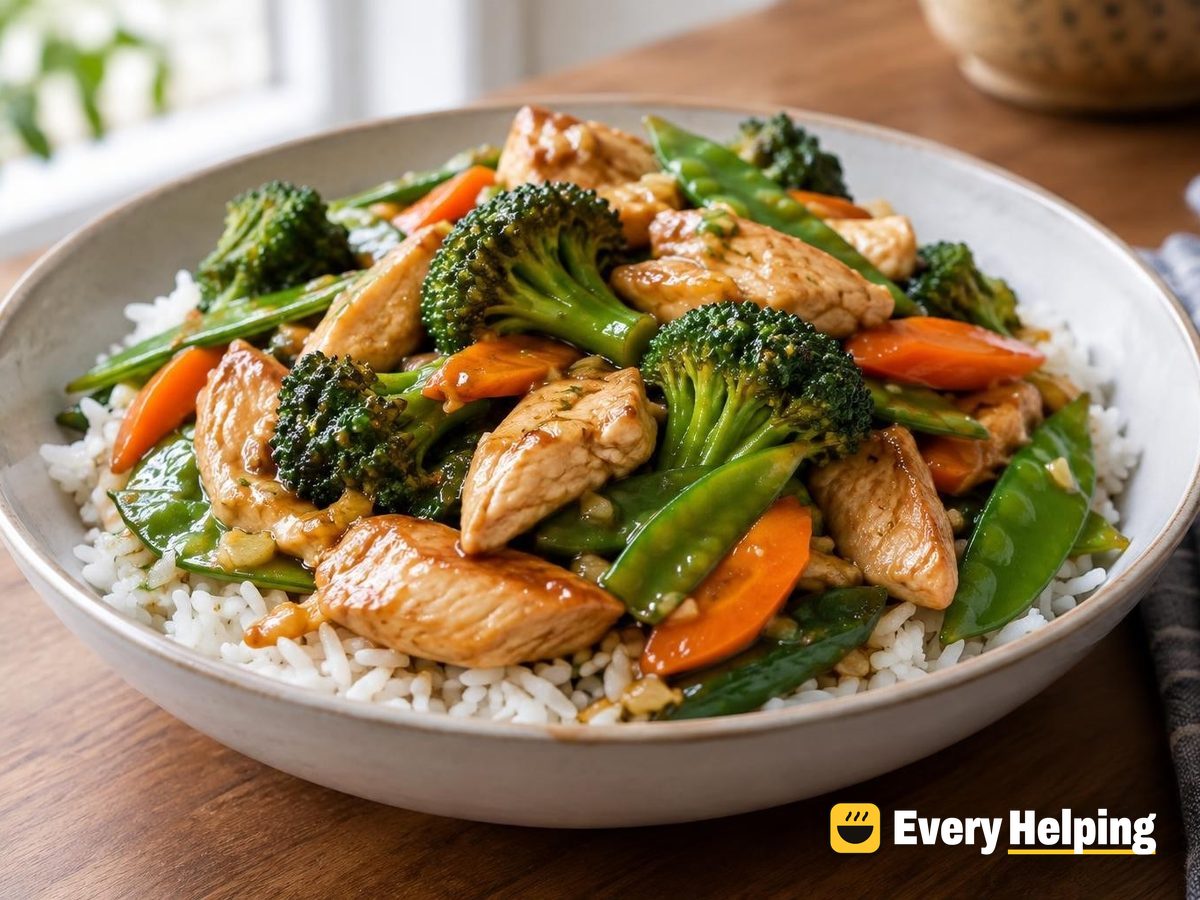 Ginger Garlic Chicken and Vegetable Stir-Fry