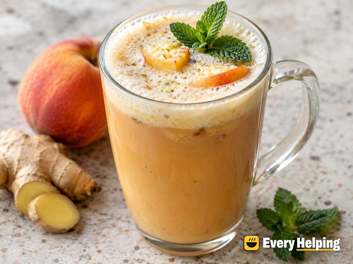 Peach Ginger Mint Black Tea Steamer
