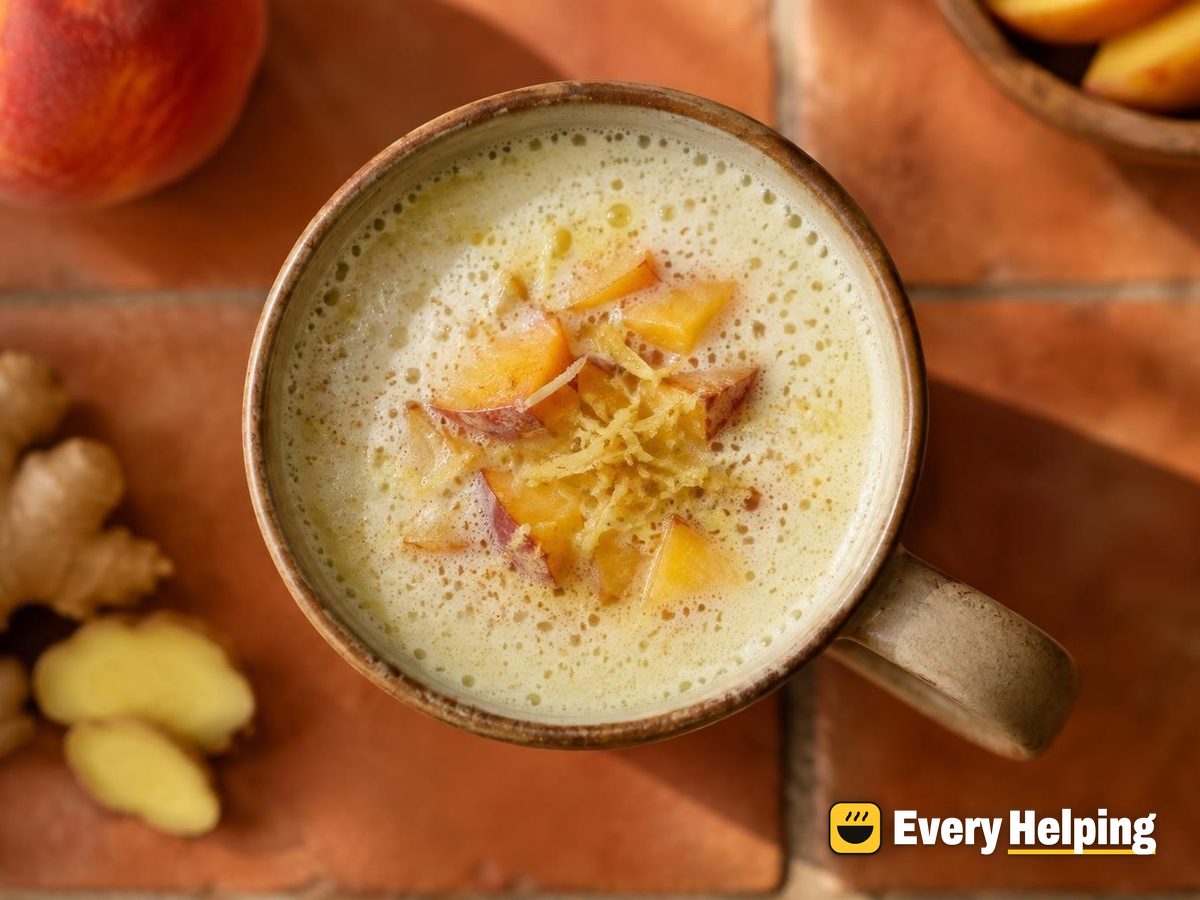 Ginger Peach Green Tea Steamer