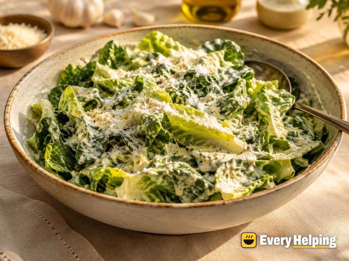 Creamy Garlic Parmesan Yogurt Dressing