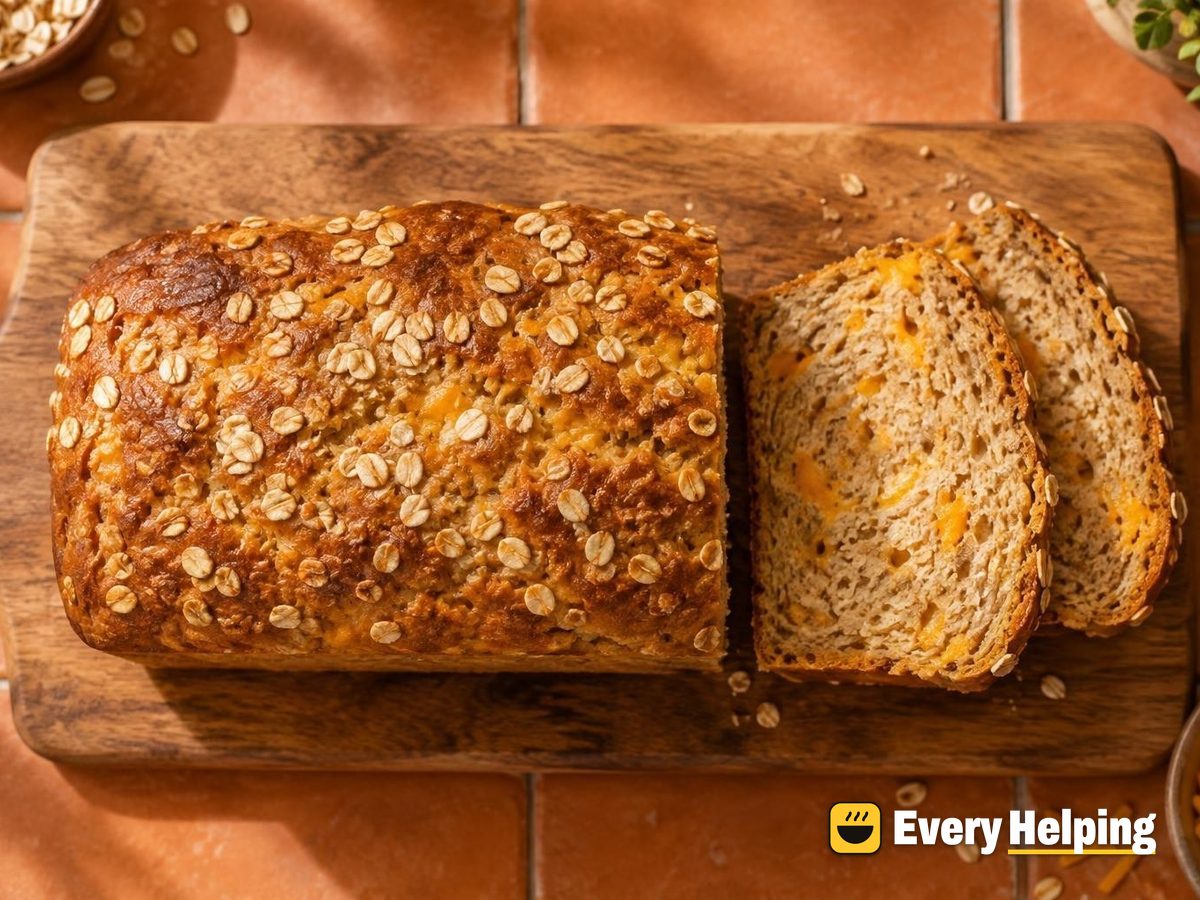 Whole Wheat Oat and Cheddar Sandwich Loaf