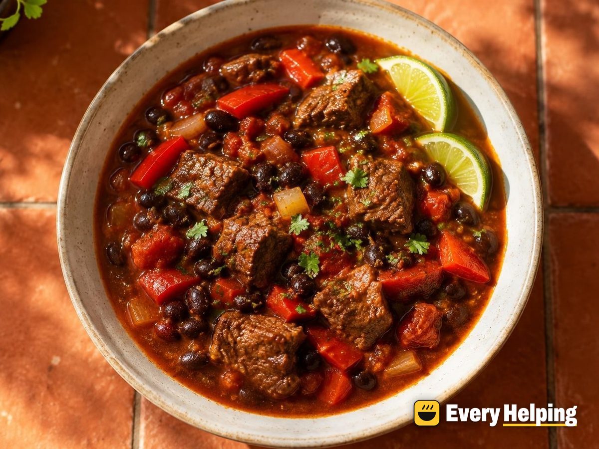 Roasted Red Pepper Beef Chuck Chili