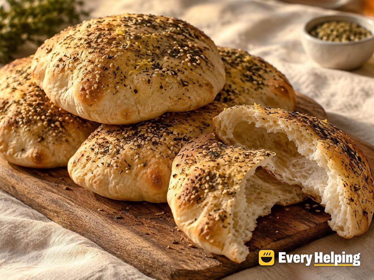 Oven-Puffed Za'atar-Style Oregano Thyme Pitas