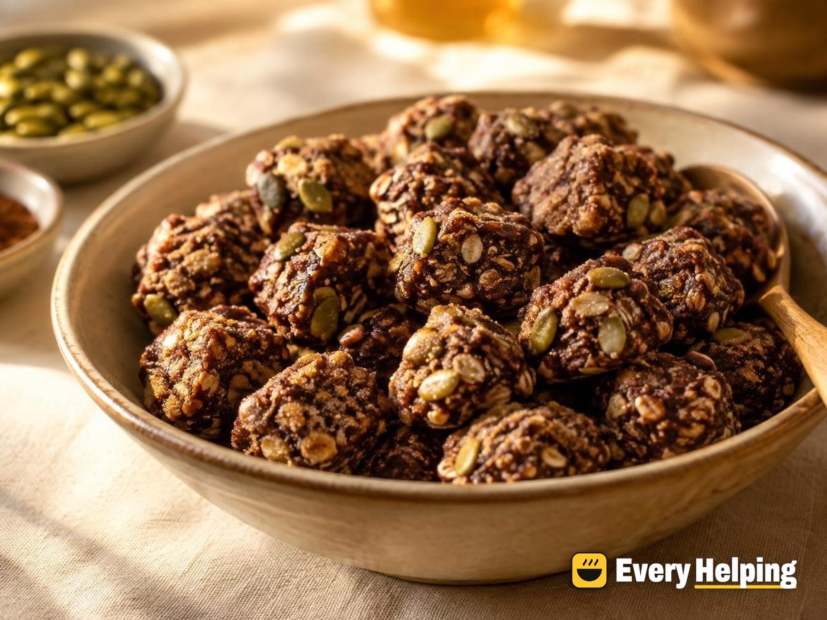 Mexican Chocolate Pepita Cinnamon Bites