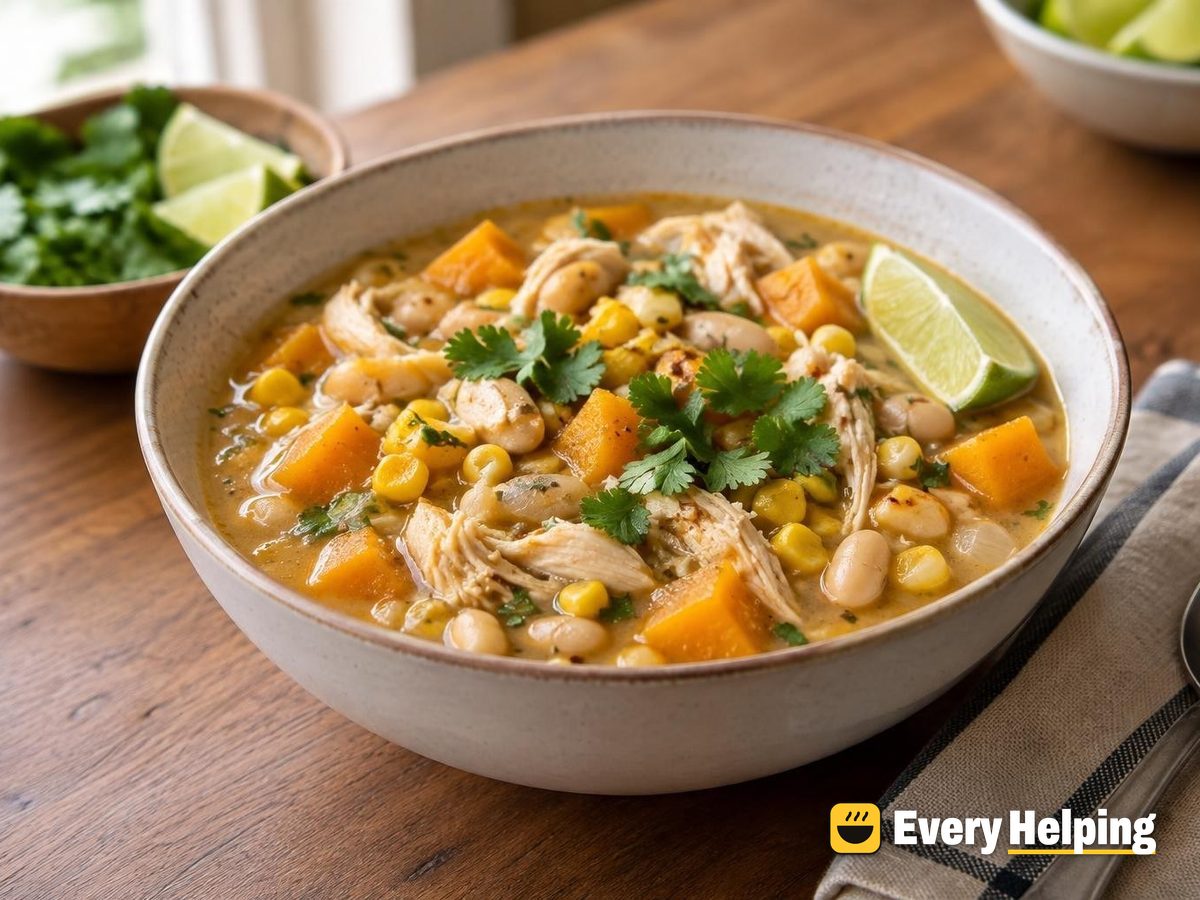 White Chicken Chili with Butternut Squash