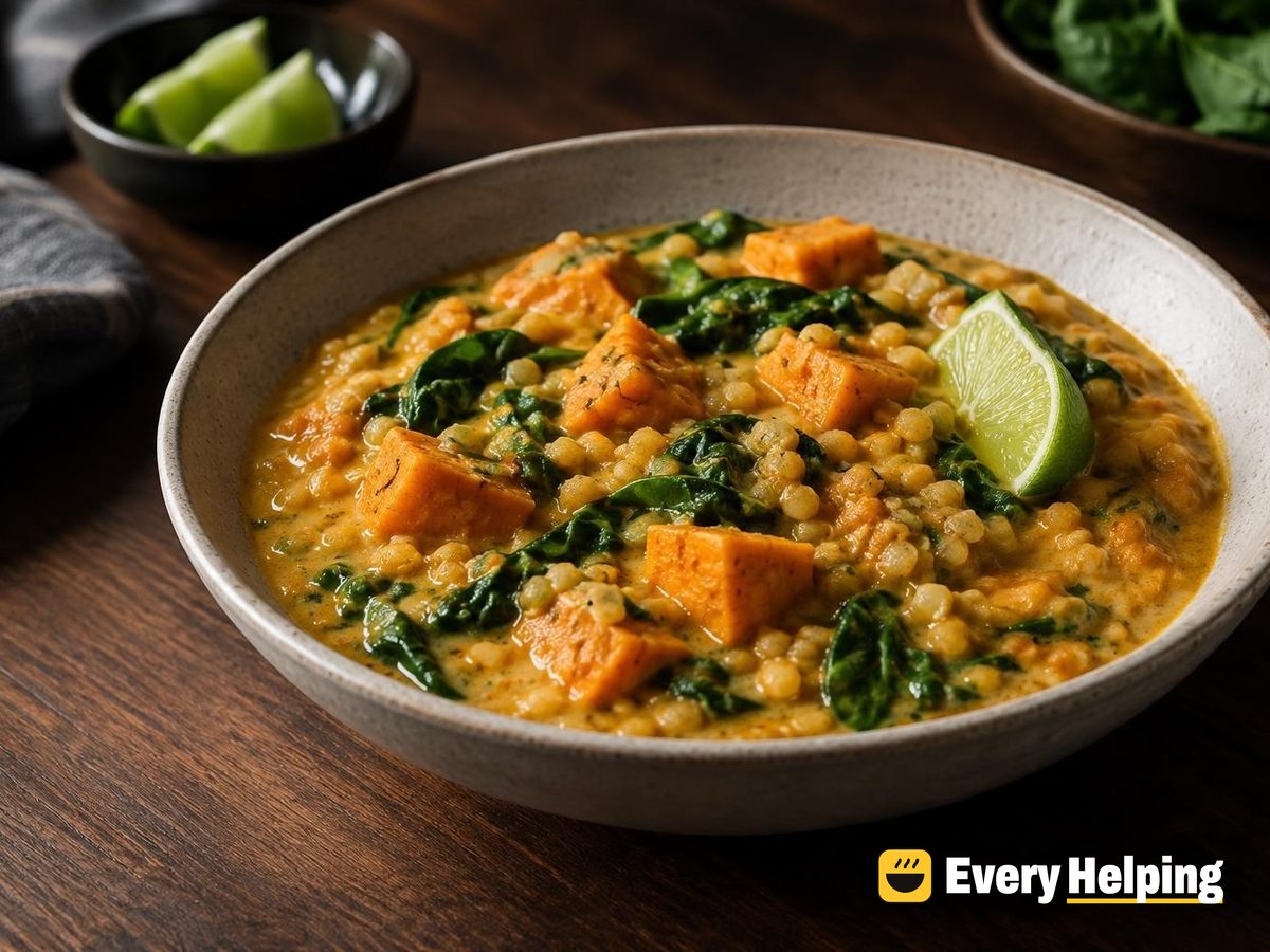 Coconut Red Lentil and Sweet Potato Dal