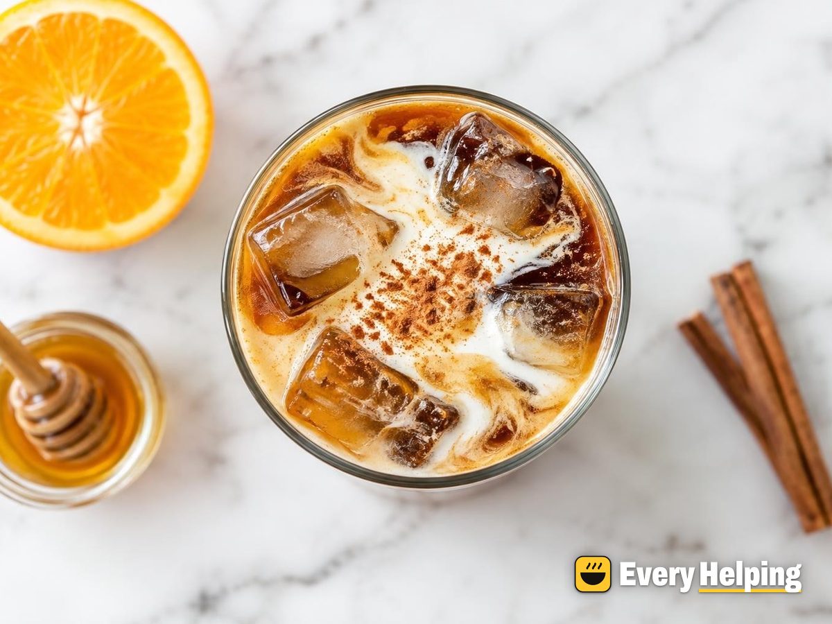 Honey Orange Cinnamon Iced Americano