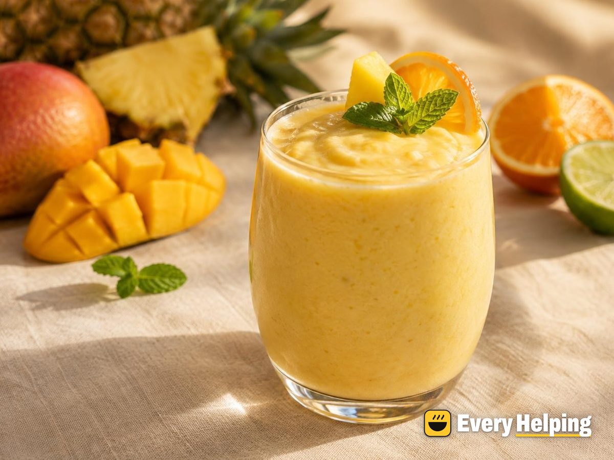 Piña Colada Mango Kefir Smoothie