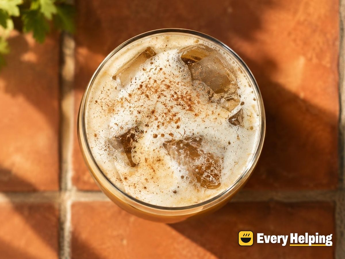 Honey-Cinnamon Vanilla Shaken Espresso with Skim
