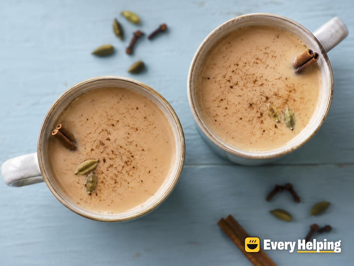 Warm Chai-Spiced Black Tea Eggnog