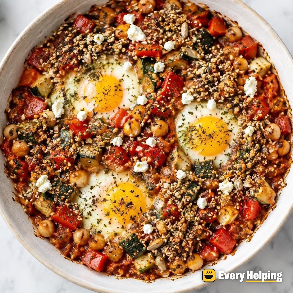 Shakshuka-Style Egg and Pepper Breakfast Bake
