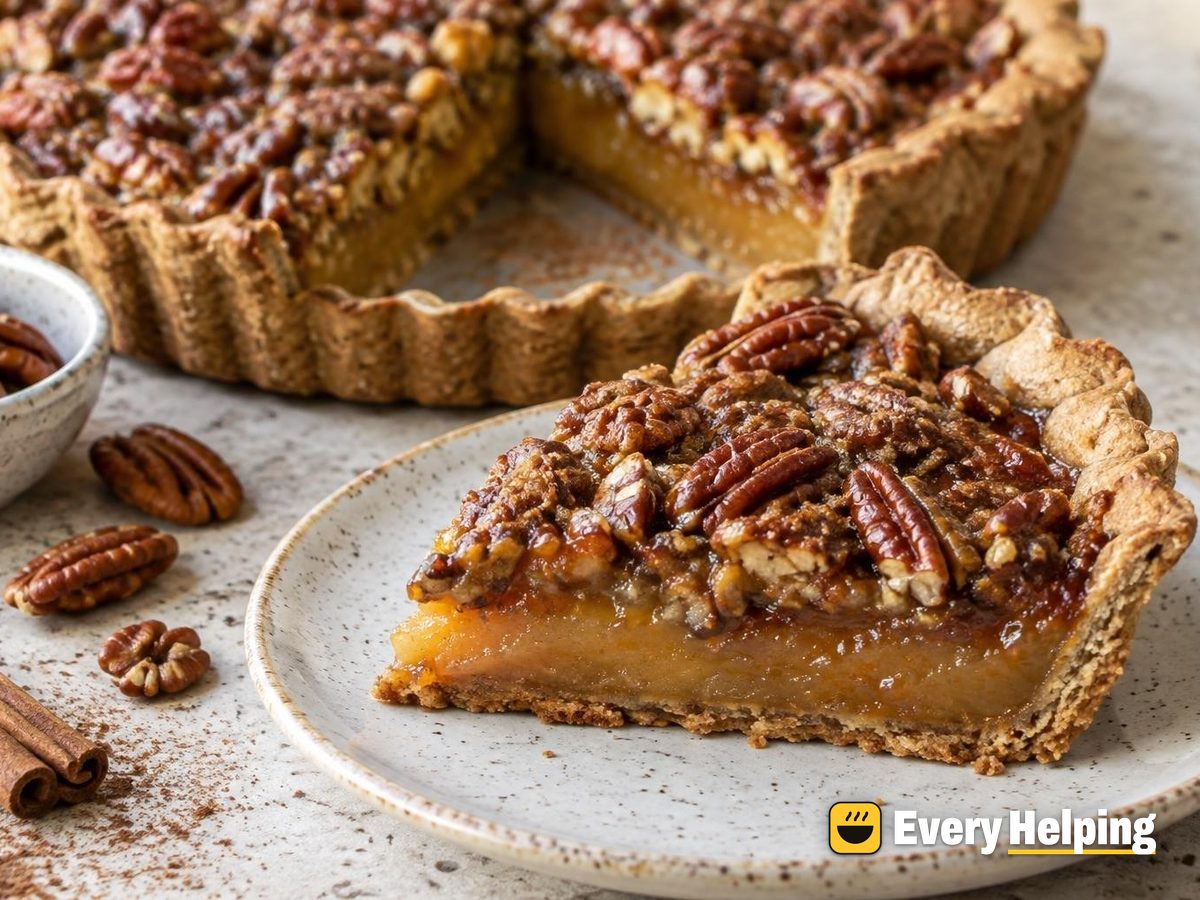 Maple Pecan Pies with Whole Wheat Crust