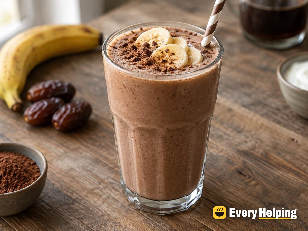 Iced Mocha Banana Coffee Shake