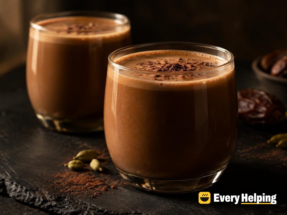 Date-Sweetened Cardamom Oat Mocha