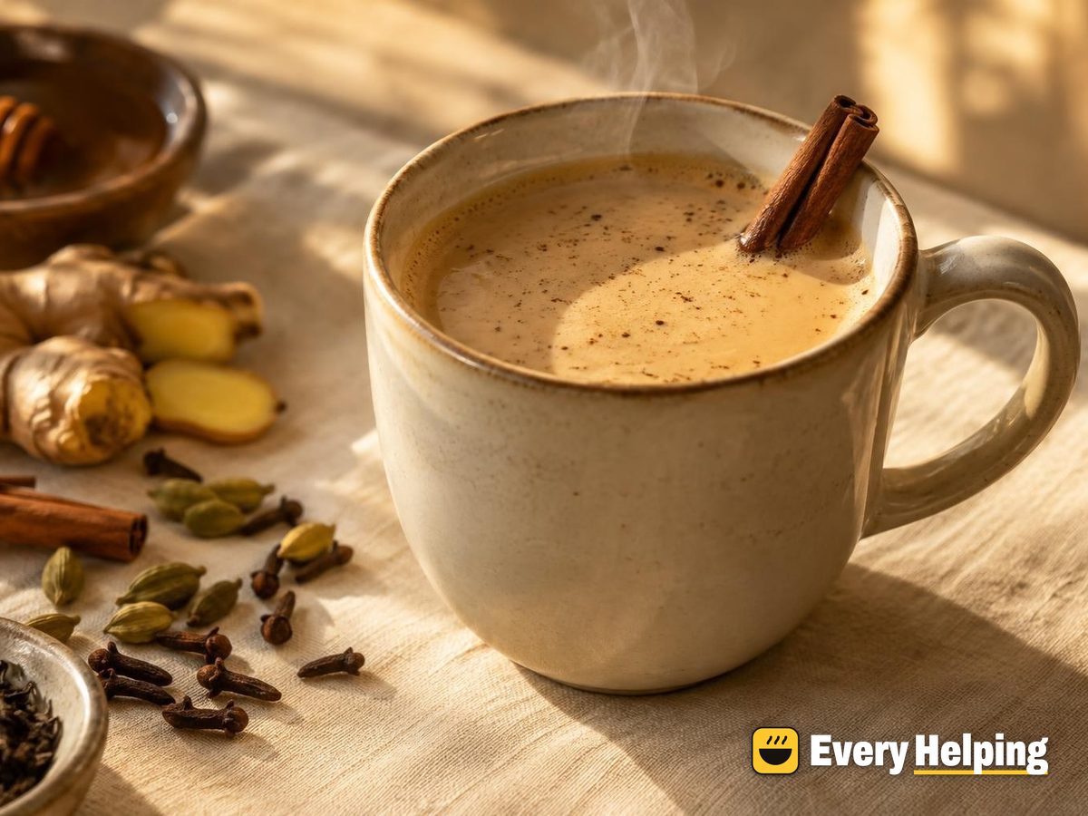 Warm Masala Chai Eggnog