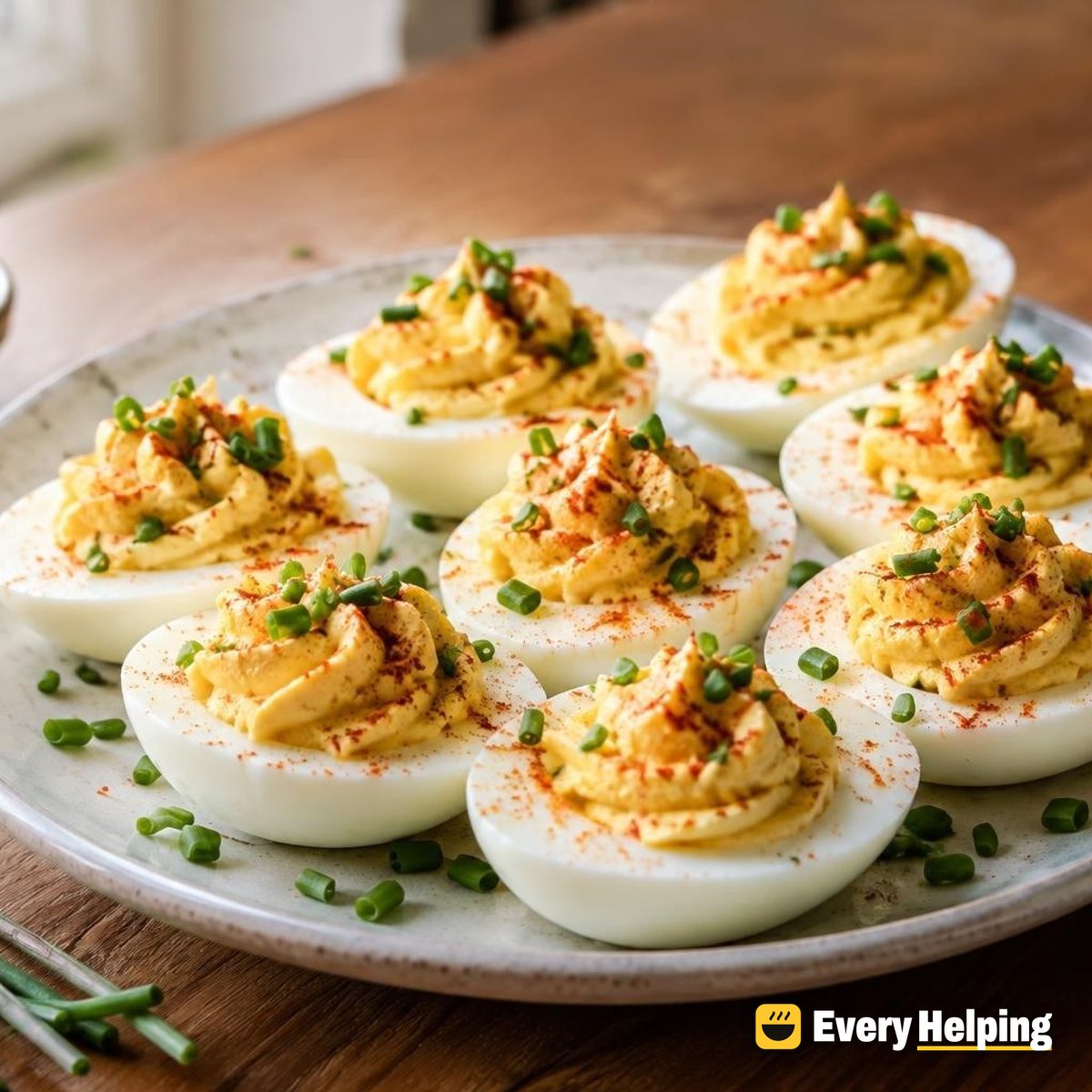 Smoky Greek Yogurt Deviled Eggs