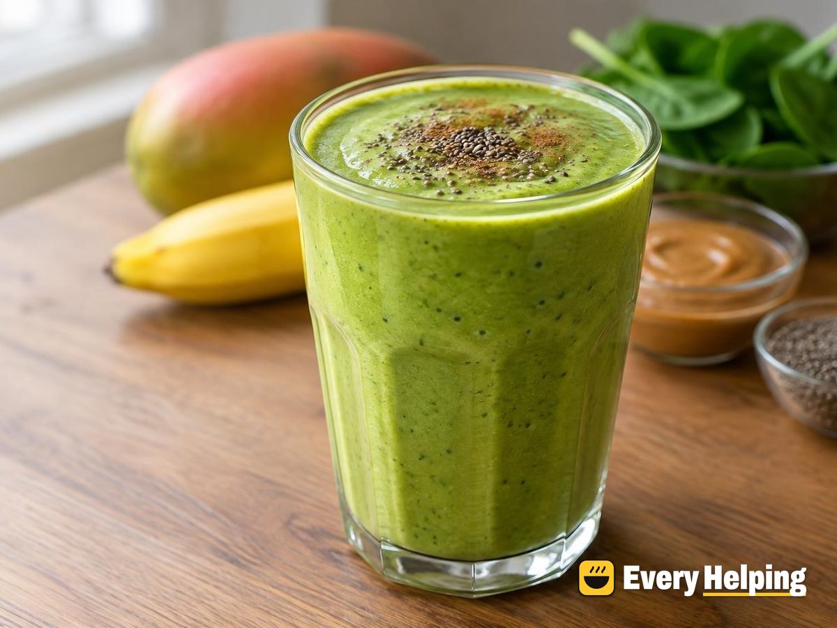 Green Monster Mango Banana Smoothie