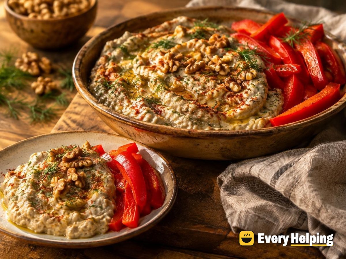 Smoky Roasted Eggplant Yogurt Dip