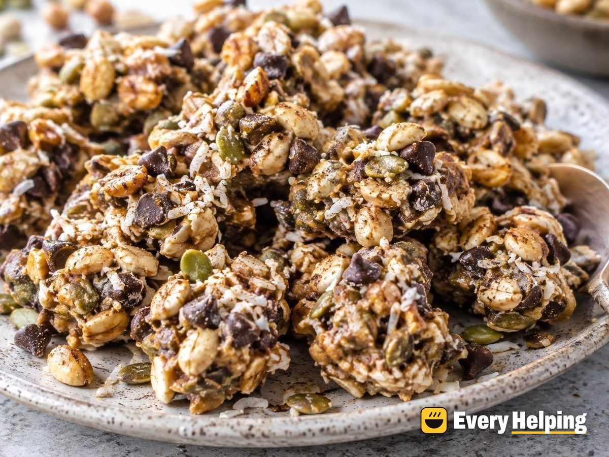 Cinnamon Peanut Crunch Chocolate Clusters
