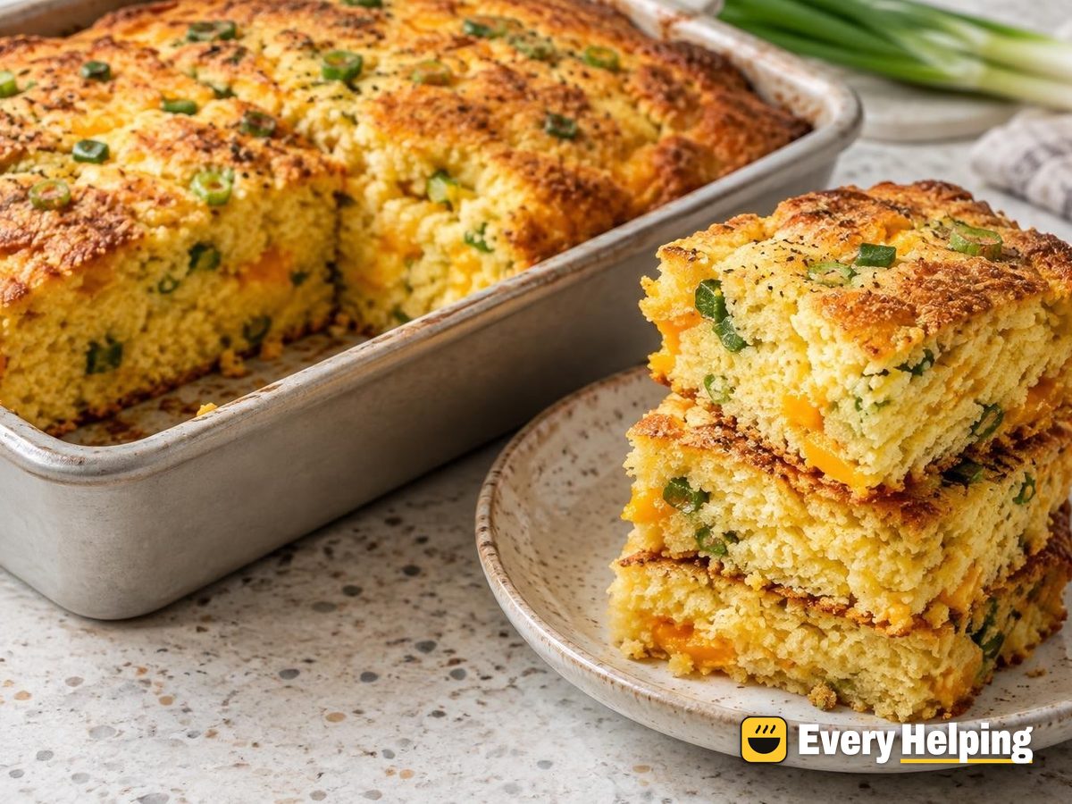 Cheddar Chive Cornbread Loaf