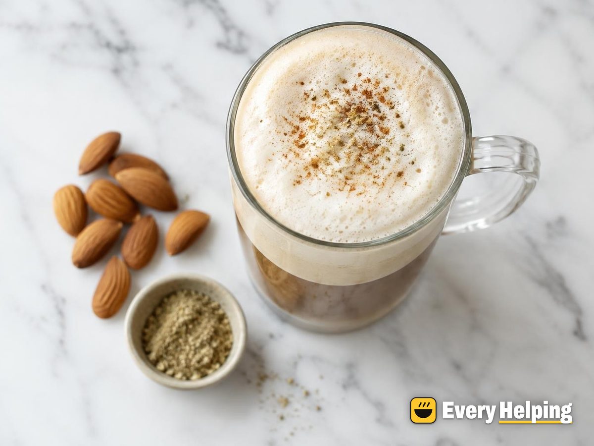 Maple Cardamom Almond Milk Cappuccino