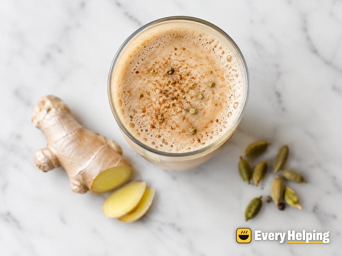 Ginger Cardamom Skim Milk Chai Latte