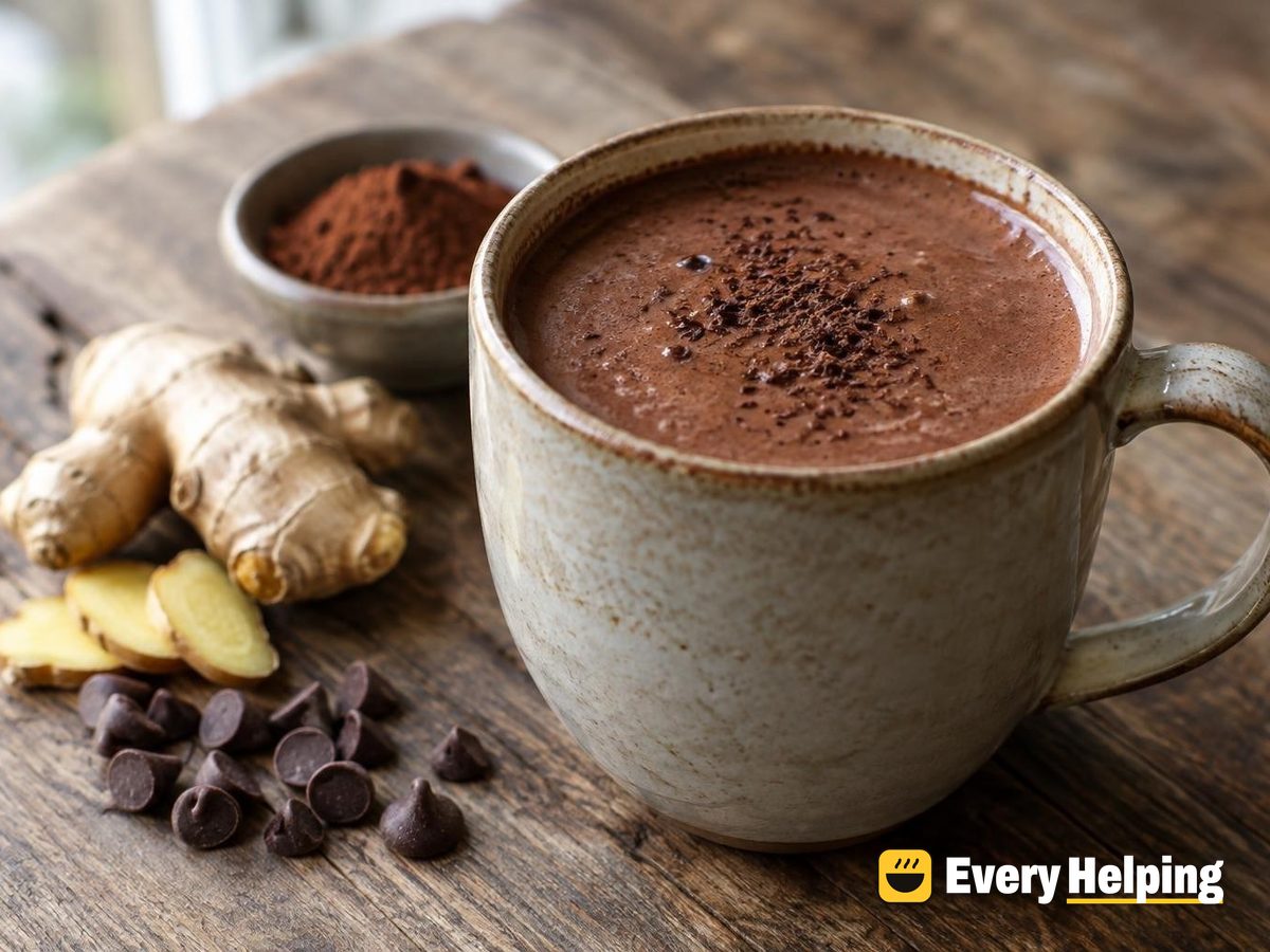 Ginger Coconut Hot Cocoa