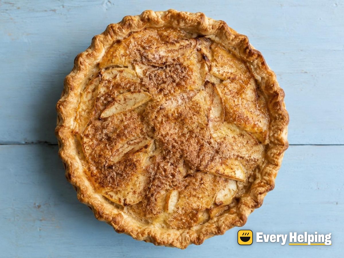 Sour Cream Apple Custard Pies