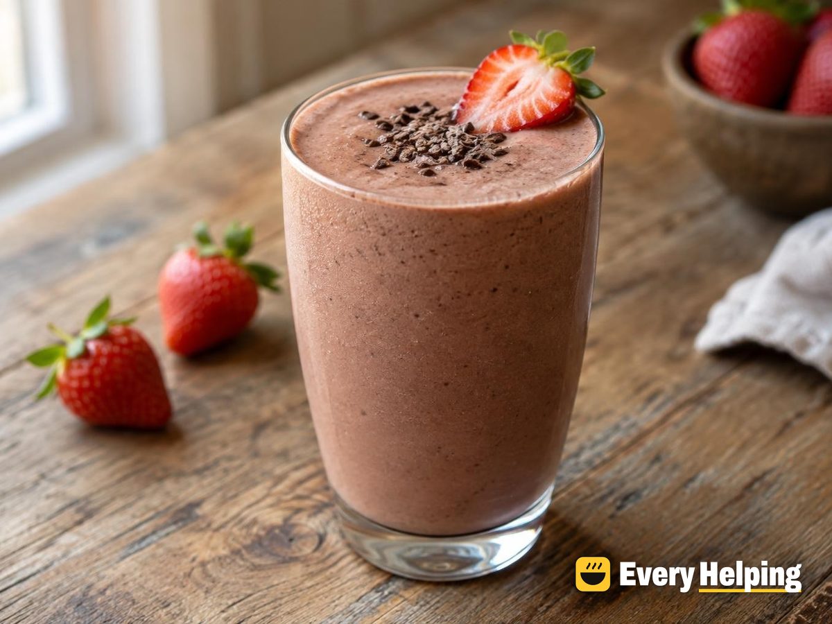 Chocolate Strawberry Oat Milk Protein Shake