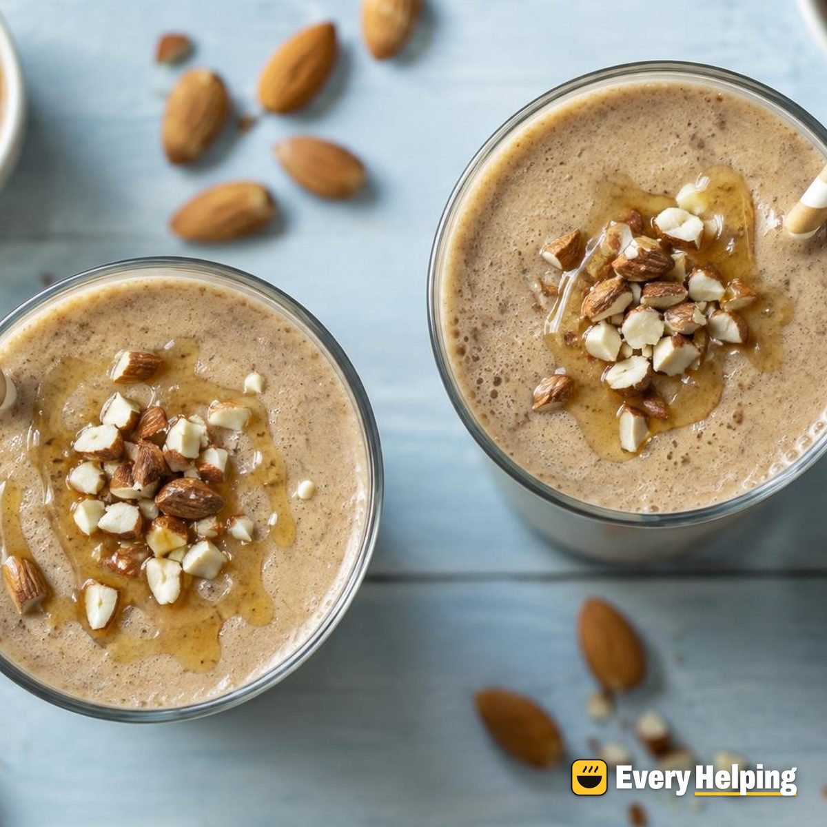 Honey Vanilla Almond Butter Coffee Shake