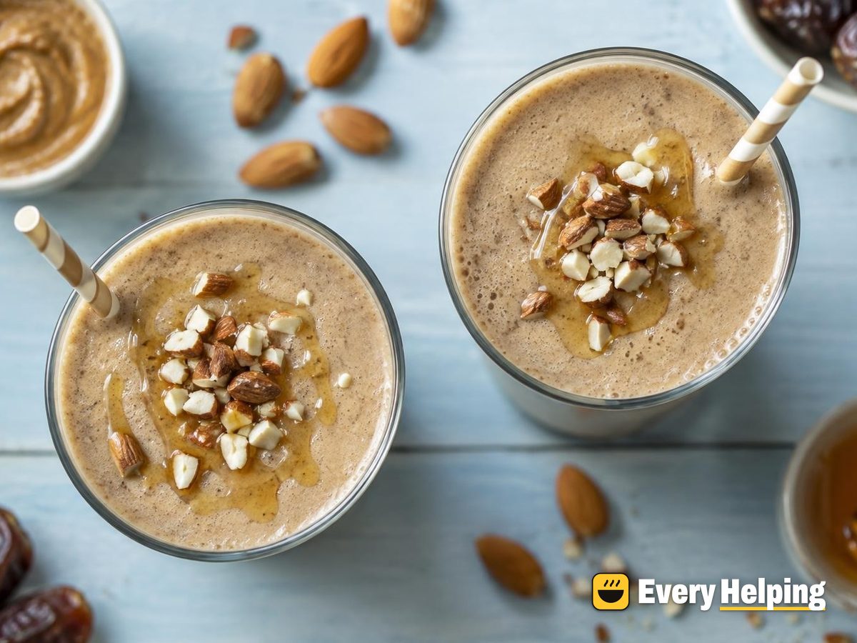 Honey Vanilla Almond Butter Coffee Shake