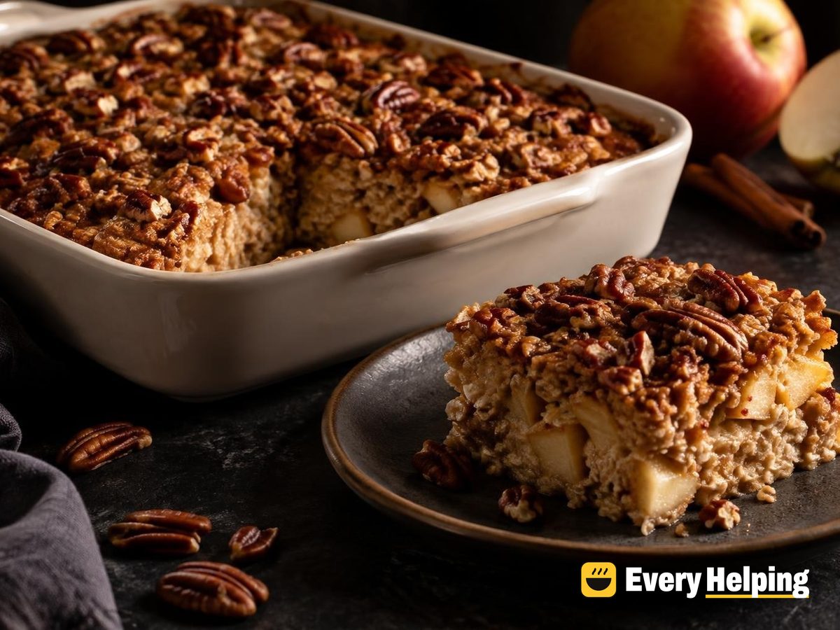 Baked Apple Cinnamon Almond Milk Oatmeal