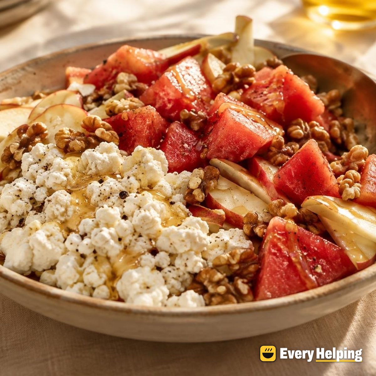Cracked-Pepper Queso Blanco Crumbles with Fruit