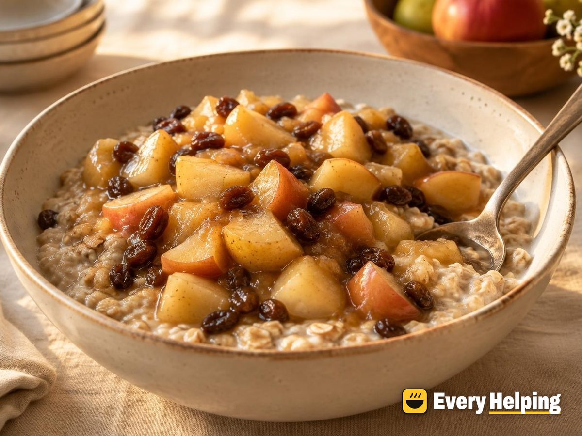 Cardamom Apple-Pear Compote with Oatmeal