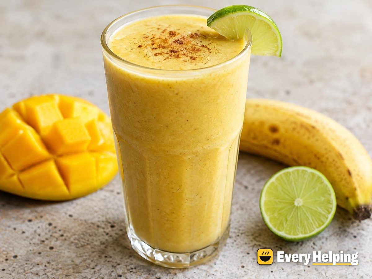 Mango-Banana Agua Fresca with Cinnamon