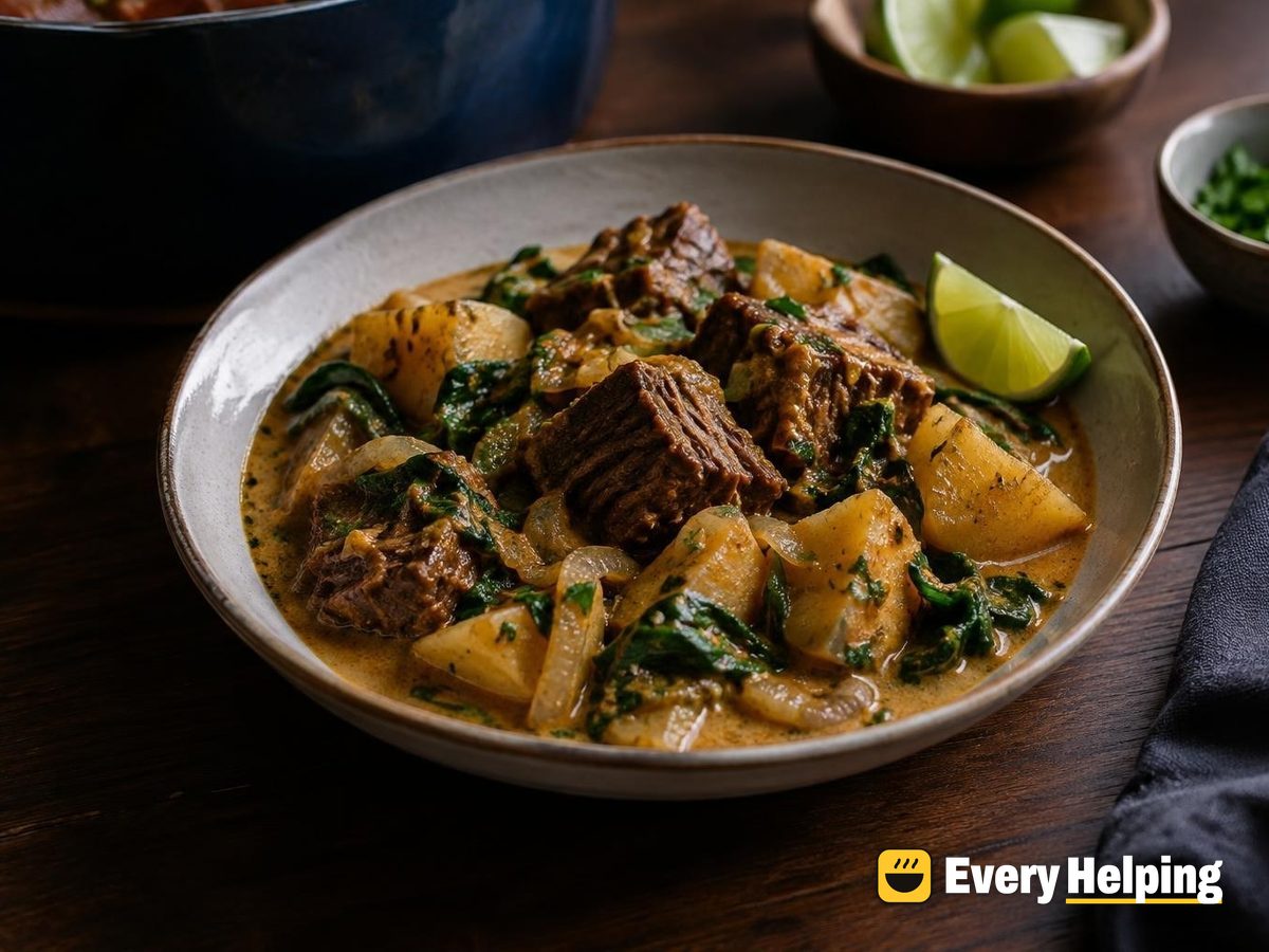 Braised Beef Chuck and Potato Coconut Curry
