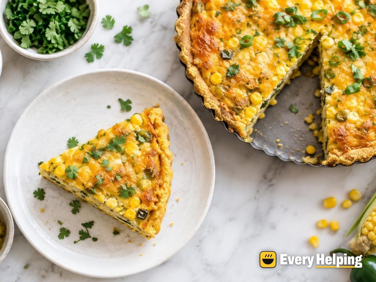 Corn, Green Chile and Cheddar Cornmeal Tarts