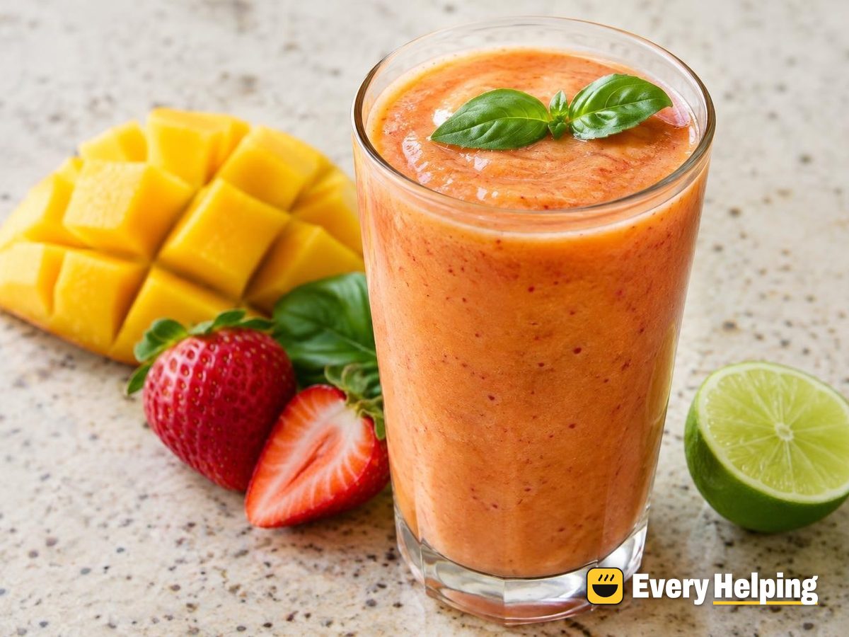 Mango-Strawberry Agua Fresca with Lime