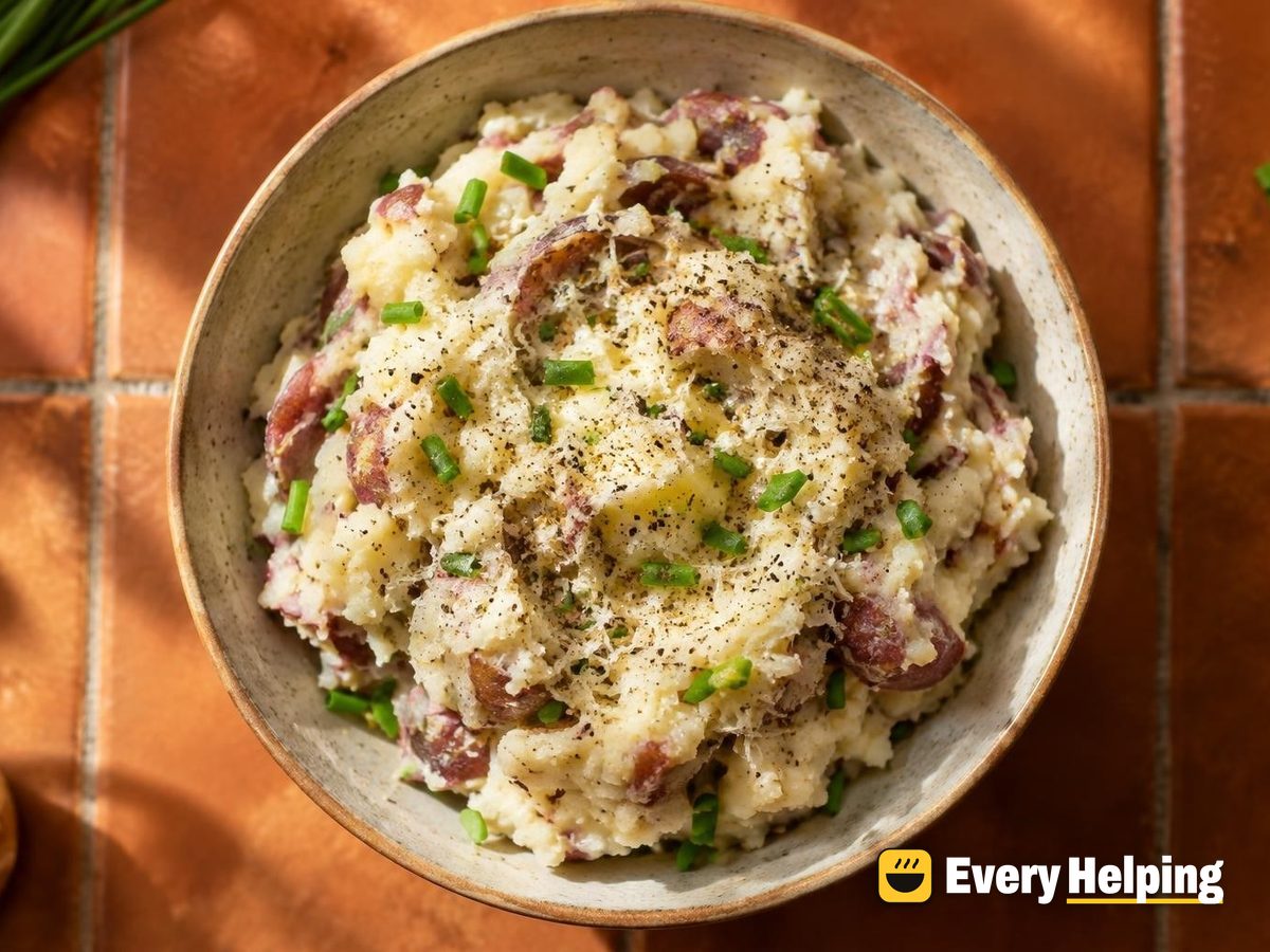 Parmesan Black Pepper Red Potato Mash