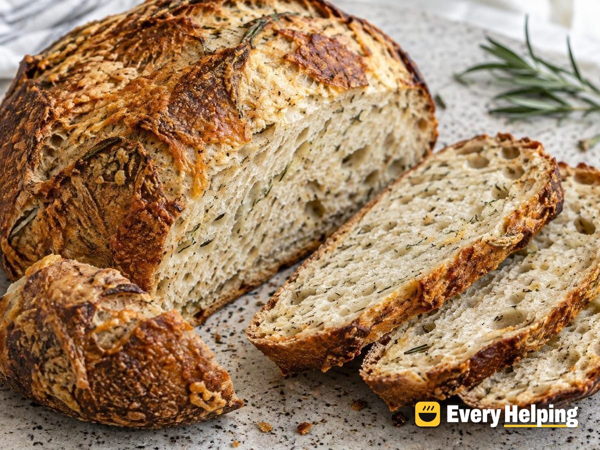Parmesan Rosemary Country Sourdough Boule