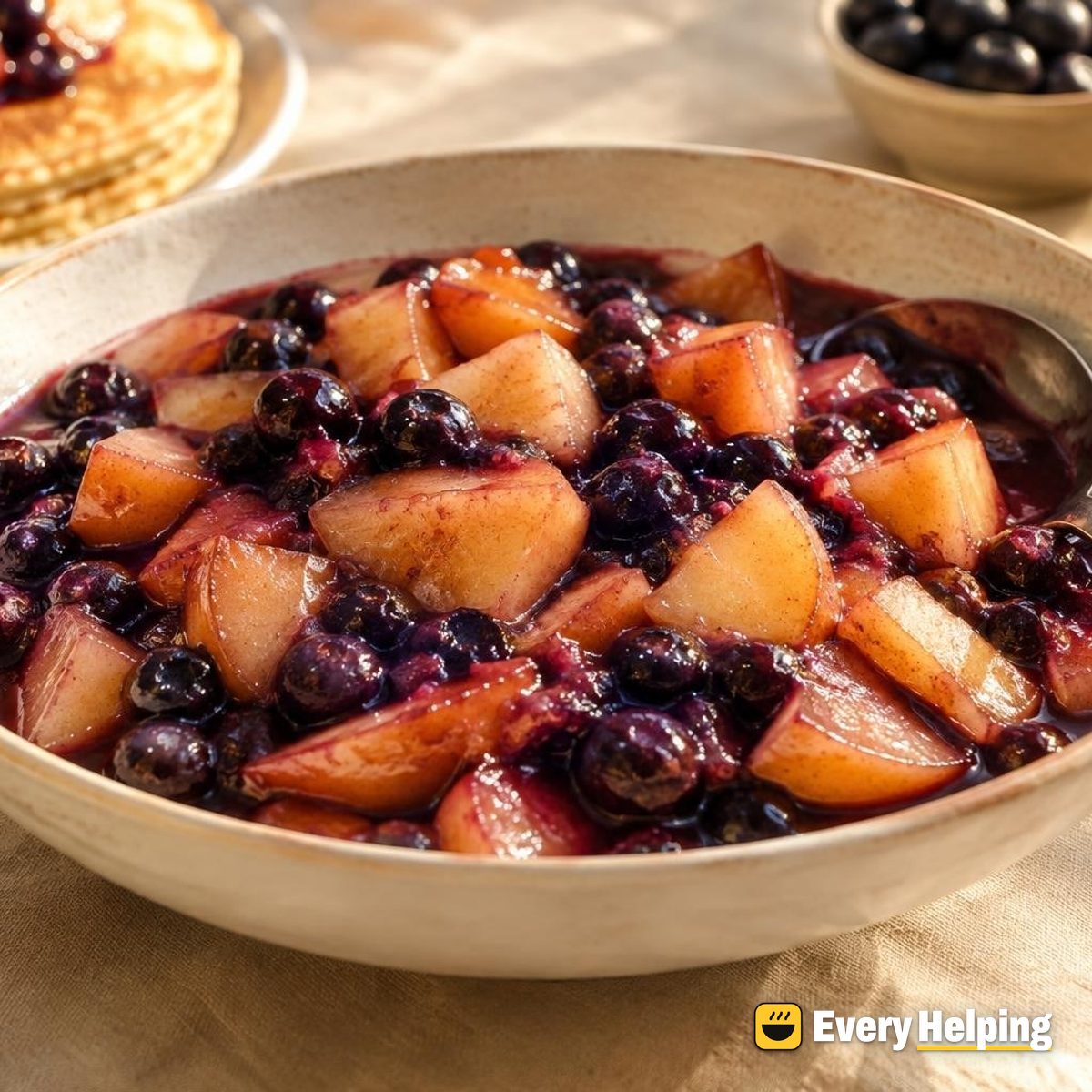 Maple Pear and Blueberry Compote