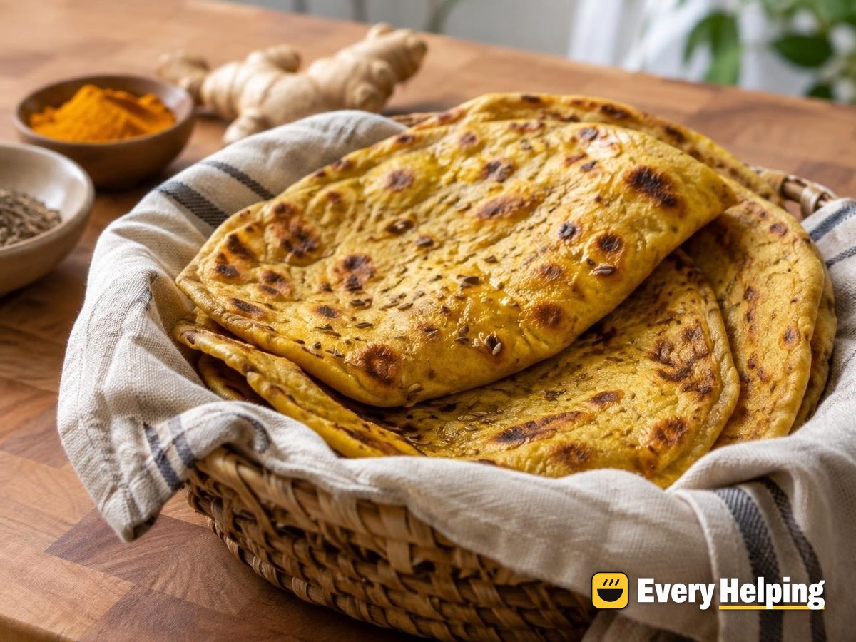Golden Turmeric Cumin Skillet Flatbreads