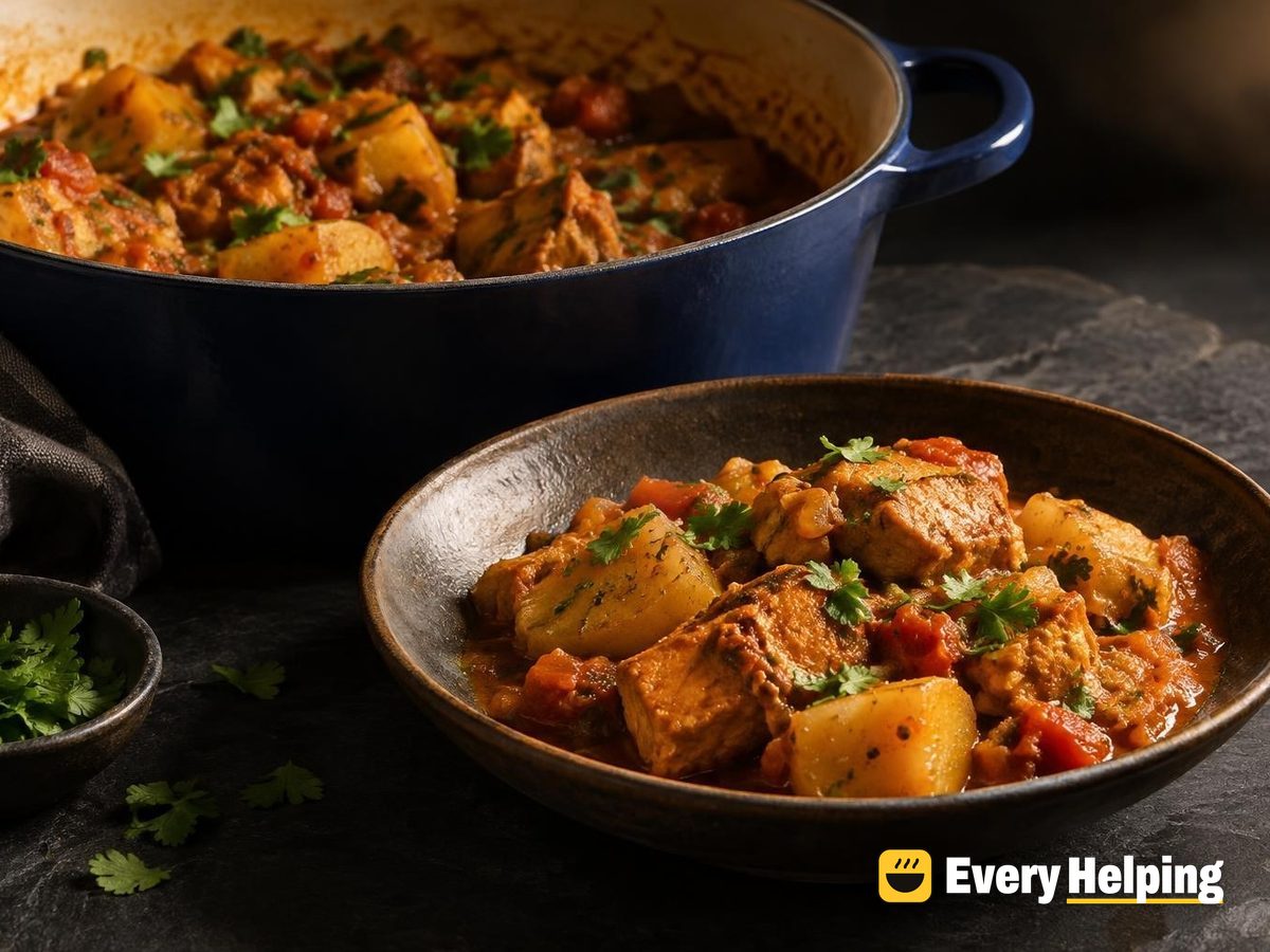 Turkey Breast Tikka-Style Potato Curry