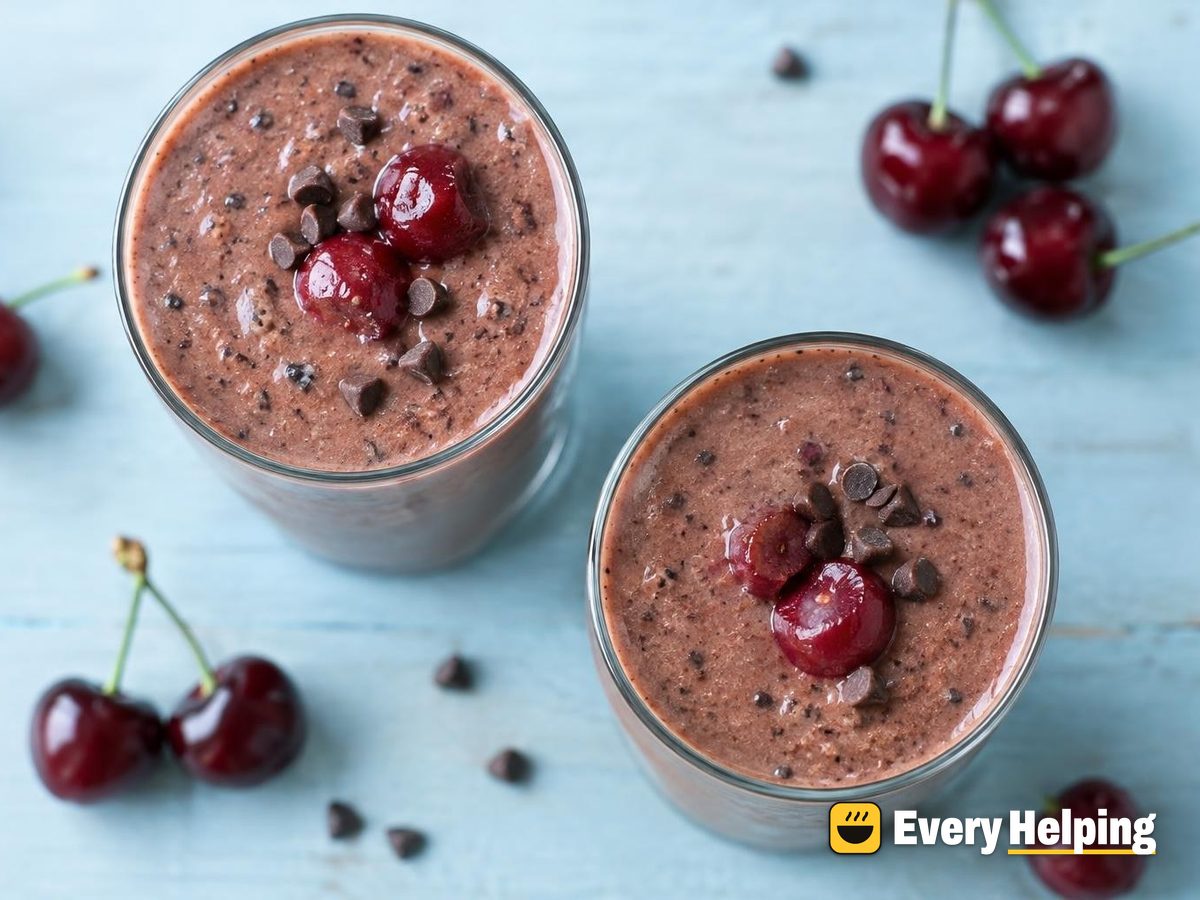 Chocolate Vanilla Cherry Protein Shake