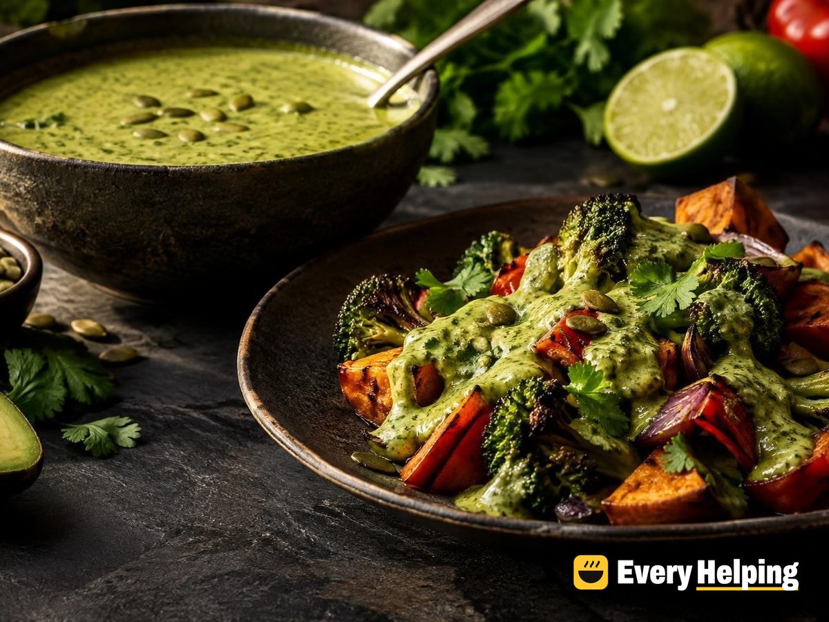 Toasted Pepita Avocado Lime Cilantro Dressing