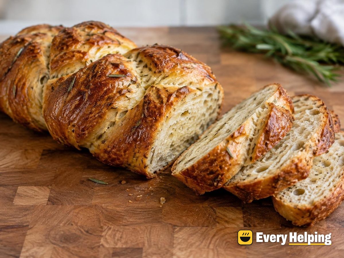 Crisp Rosemary Olive Oil Braid