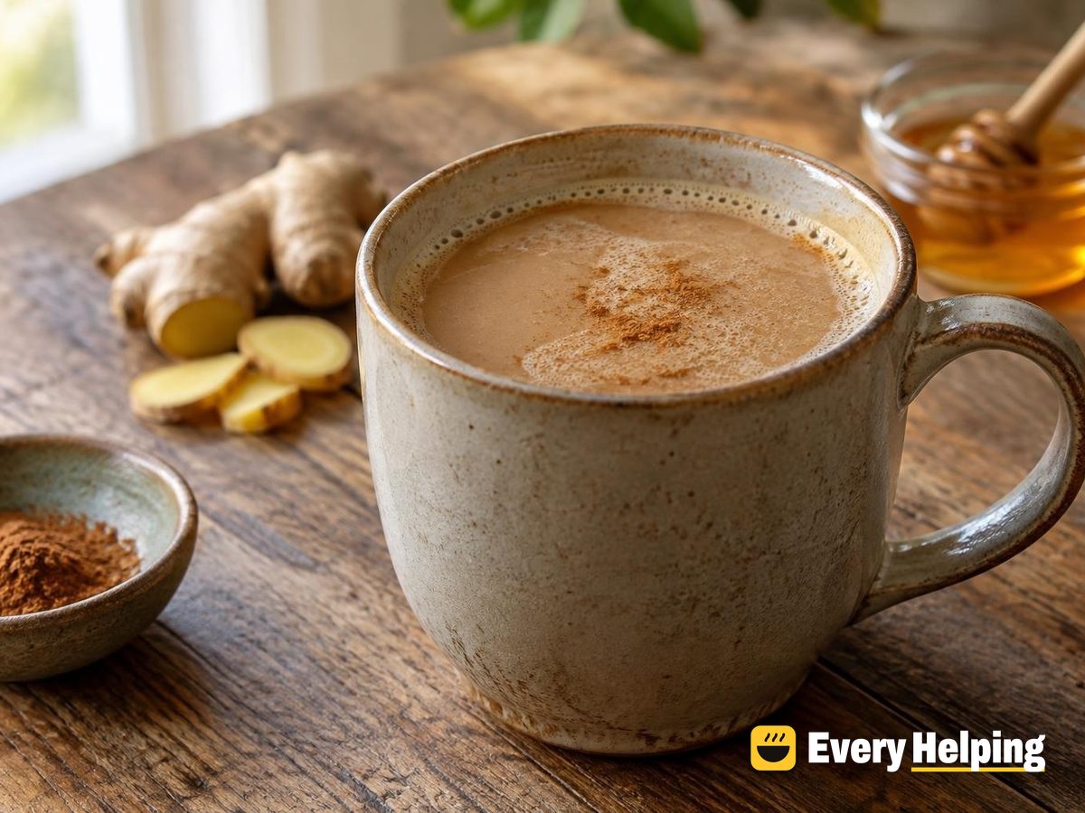 Honey Ginger Cinnamon Soy Café au Lait